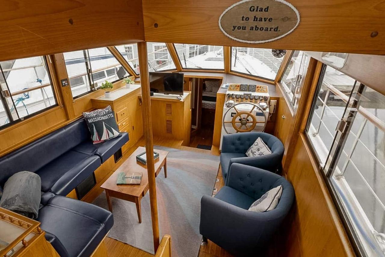 2Br Spacious & Comfy 43' Yacht - Heat & Ac - On The Freedom Trail - Best Nights Sleep Boston Exterior photo